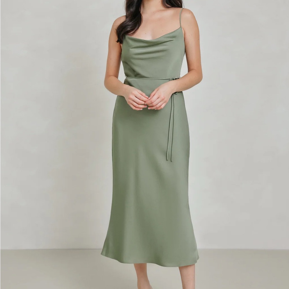 Elegant Green Park & Fifth Bridesmaid Dress